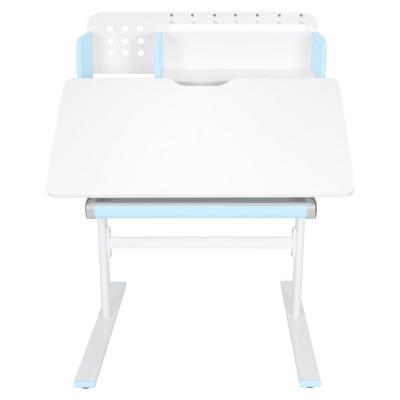 Birou crescător, albastru/alb, ADAN