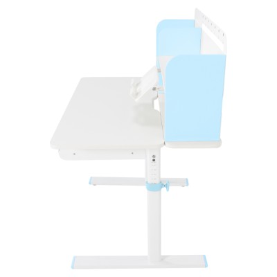 Birou crescător, albastru/alb, ADAN