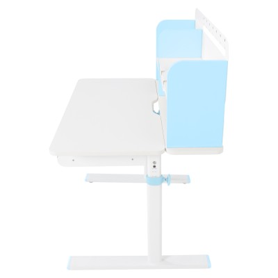 Birou crescător, albastru/alb, ADAN