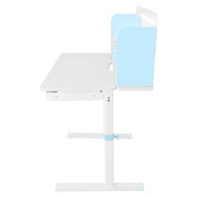 Birou crescător, albastru/alb, ADAN