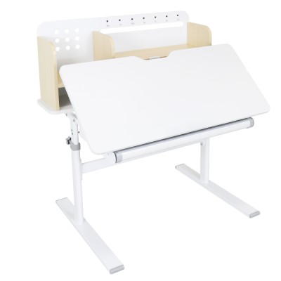 Birou crescător, natural/alb, ADAN