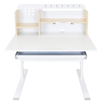 Birou crescător, natural/alb, ADAN