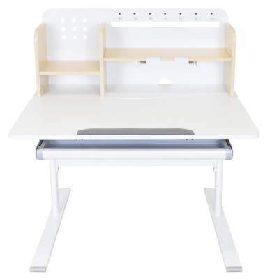 Birou crescător, natural/alb, ADAN