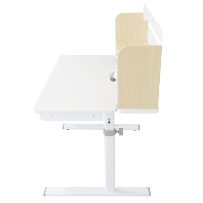 Birou crescător, natural/alb, ADAN