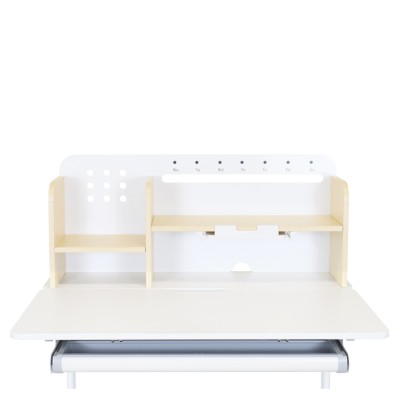 Birou crescător, natural/alb, ADAN