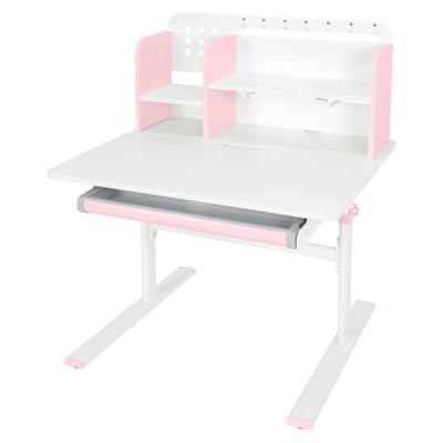 Birou crescător, roz/alb, ADAN