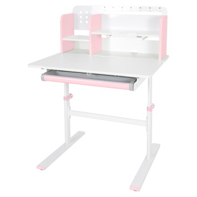 Birou crescător, roz/alb, ADAN