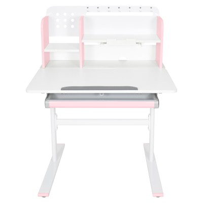 Birou crescător, roz/alb, ADAN