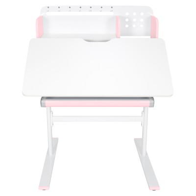 Birou crescător, roz/alb, ADAN