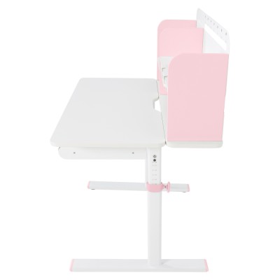 Birou crescător, roz/alb, ADAN