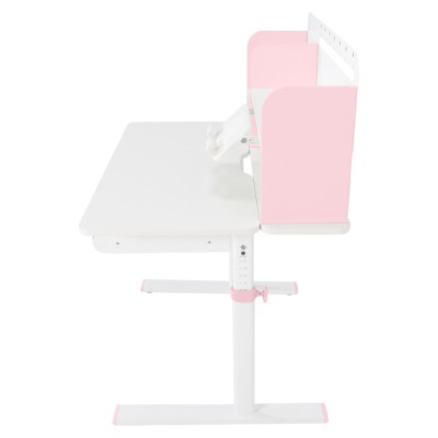 Birou crescător, roz/alb, ADAN