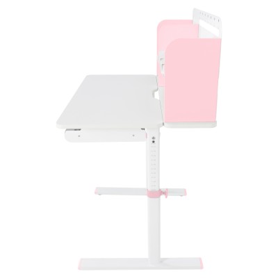 Birou crescător, roz/alb, ADAN