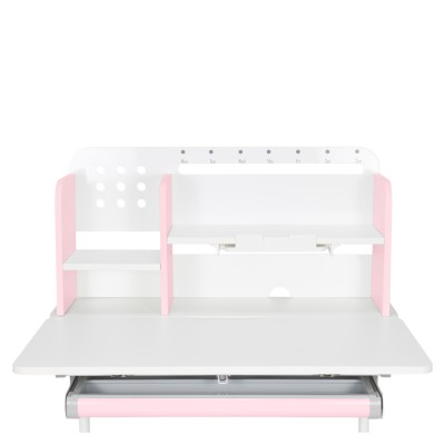 Birou crescător, roz/alb, ADAN