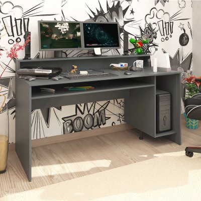Birou PC, grafit, MILO