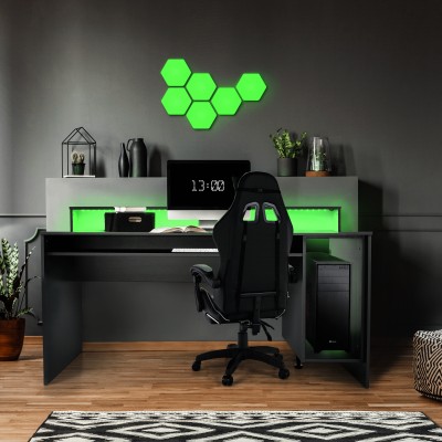 Birou PC, grafit, MILO