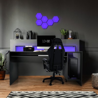 Birou PC, grafit, MILO