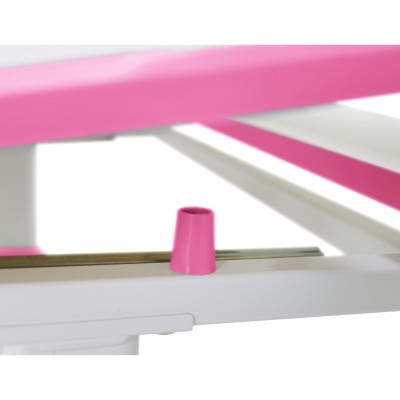 Birou şi scaun pentru creştere, roz/alb, set ZION