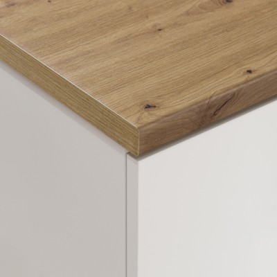 Blat de lucru, grosime 3,8 cm, 38-R20315, stejar artisan