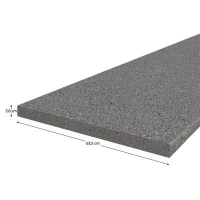 Blat de lucru, grosime 3,8 cm, K203 PE, granit antracit