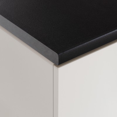 Blat de lucru, grosime 3,8 cm, negru vulcan