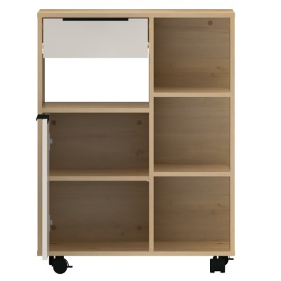 Bufet cu o uşă, stejar artisan/caşmir, LILIEN TYP 3
