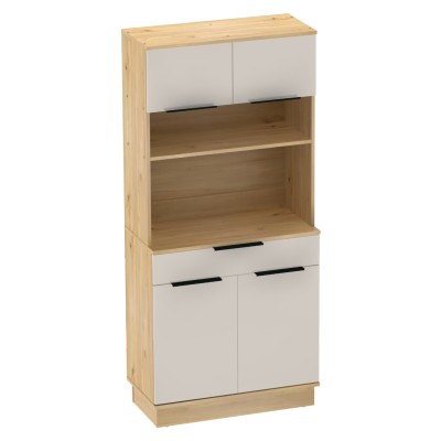 Bufet cu paru uşi, stejar artisan/caşmir, LILIEN TYP 1