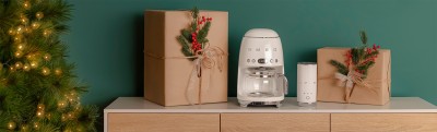 Cafetiera SMEG, crem - DCF02CREU