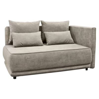 Canapea extensibilă, bej gri Taupe, pe dreapta, LIAMI