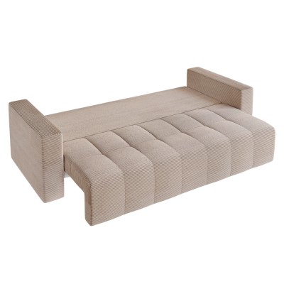 Canapea extensibilă, bej Taupe, LEONY