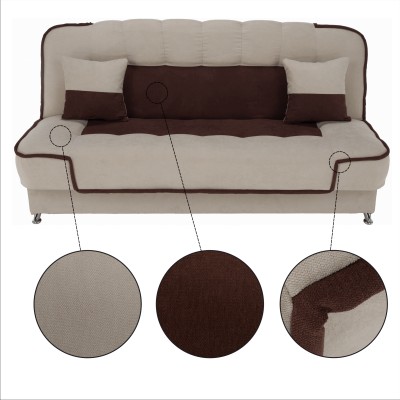 Canapea extensibilă, bej/maro, PERSI