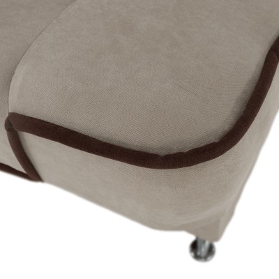 Canapea extensibilă, bej/maro, PERSI