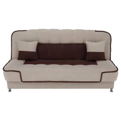 Canapea extensibilă, bej/maro, PERSI