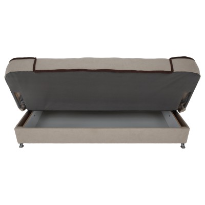 Canapea extensibilă, bej/maro, PERSI