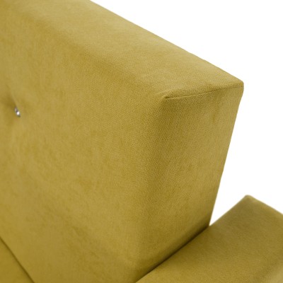 Canapea extensibilă, galben, LILANA