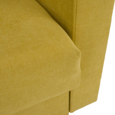 Canapea extensibilă, galben, LILANA