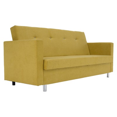 Canapea extensibilă, galben, LILANA