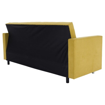 Canapea extensibilă, galben, LILANA