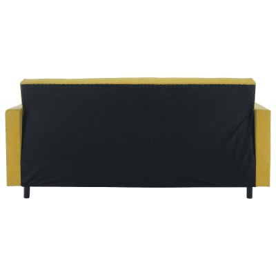 Canapea extensibilă, galben, LILANA