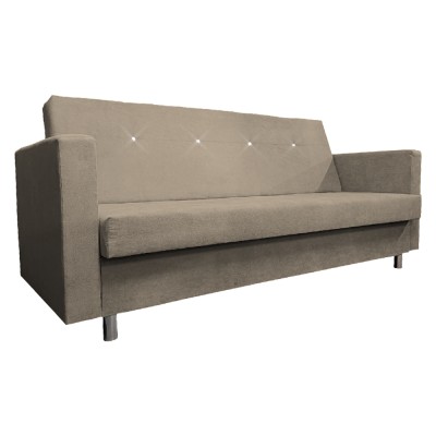 Canapea extensibilă, gri-bej Taupe, LILANA