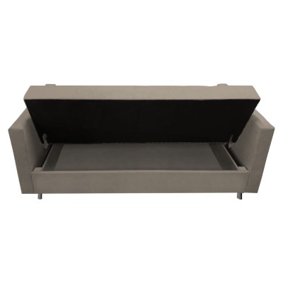 Canapea extensibilă, gri-bej Taupe, LILANA