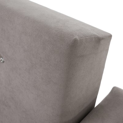 Canapea extensibilă, gri-bej Taupe, LILANA