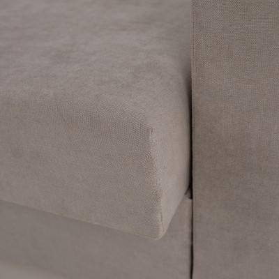 Canapea extensibilă, gri-bej Taupe, LILANA