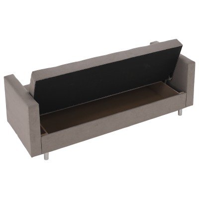 Canapea extensibilă, gri-bej Taupe, LILANA