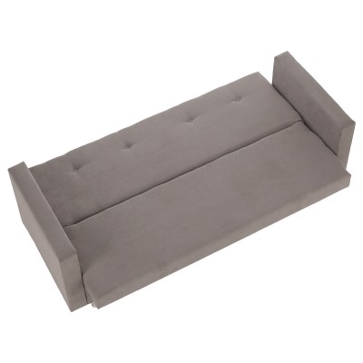 Canapea extensibilă, gri-bej Taupe, LILANA