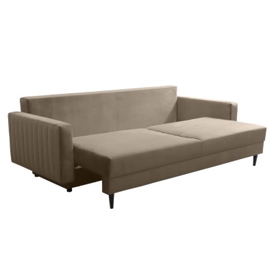 Canapea extensibilă, gri-bej Taupe, PALEM