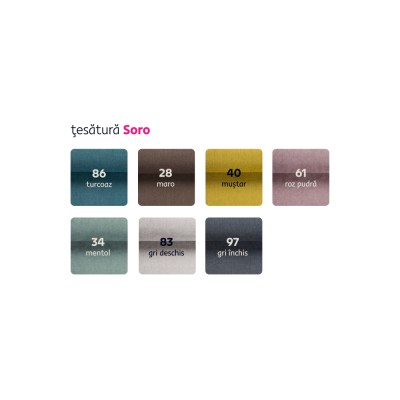 Canapea extensibilă, gri-bej Taupe, stânga, OREO U