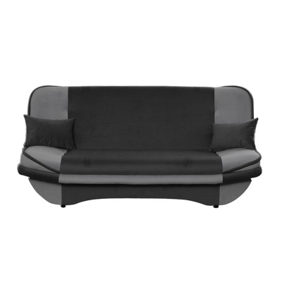 Canapea extensibilă, gri deschis/gri închis, GURU