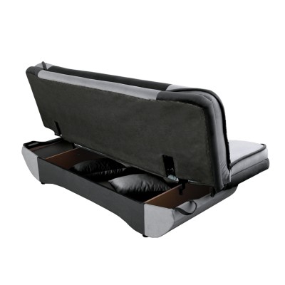 Canapea extensibilă, gri deschis/gri închis, GURU