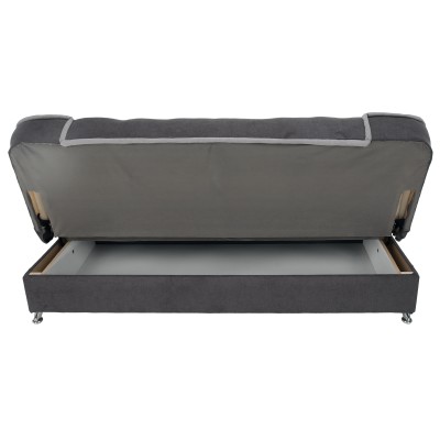 Canapea extensibilă, gri închis/gri deschis, PERSI