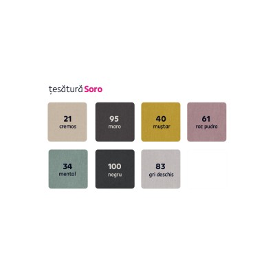 Canapea extensibilă, gri-maro Taupe/maro, GURU